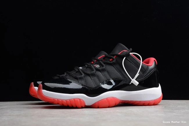 Red Air Jordan Low Black Retro 
